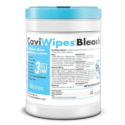 CaviWipes™ Bleach (kills C. difficile)
